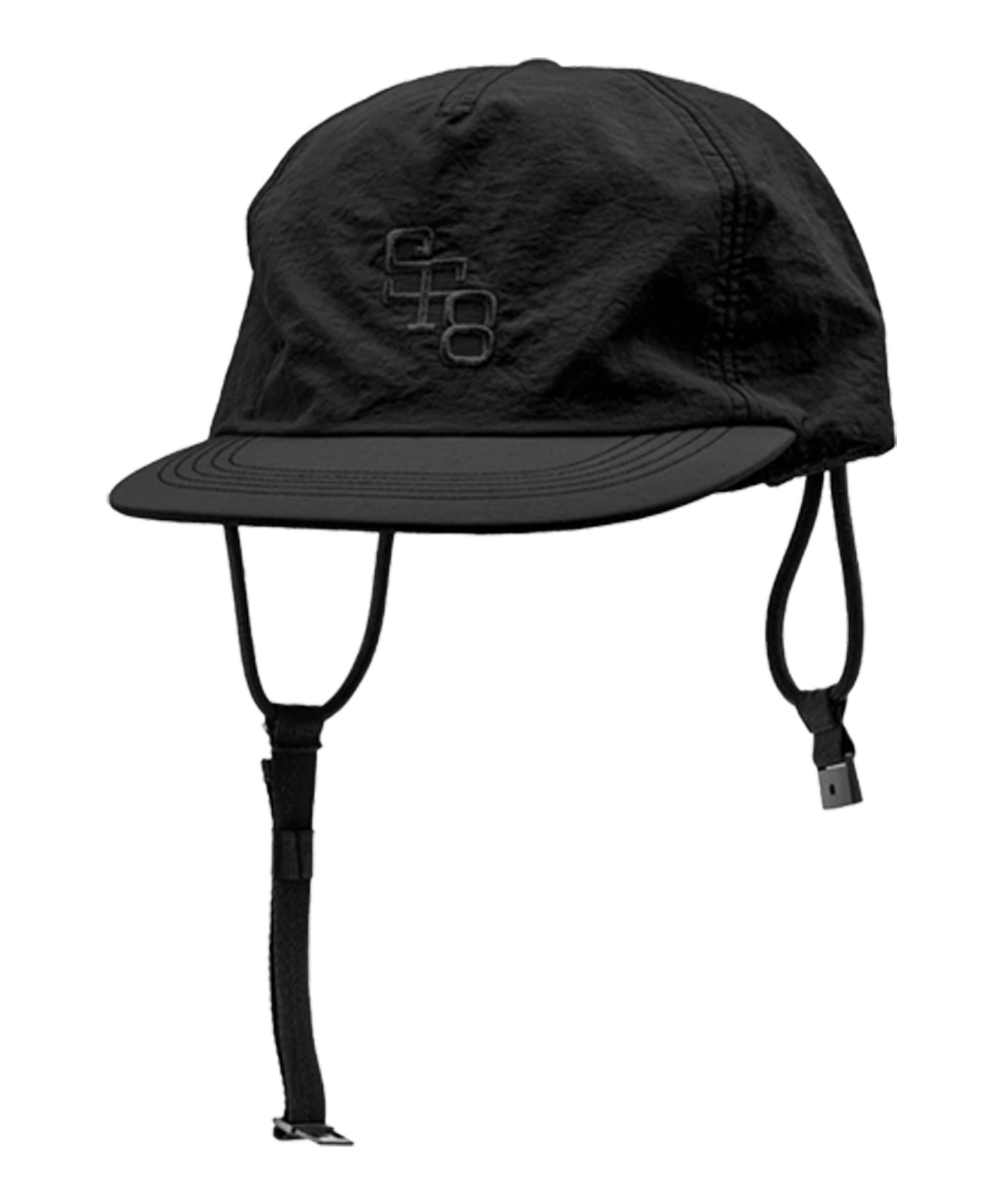 SURF8 サーフエイト キャップ 帽子 UVカット フリーサイズ BEACH HOLIDAY CAP 85S3UC9(BLK-FREE)