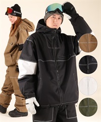 THREEWEATHER スリーウェザー SNOW JACKET スノーボード ウェア ジャケット ユニセックス ムラサキスポーツ 25-26モデル MM J12【2526】(BLK-XS)