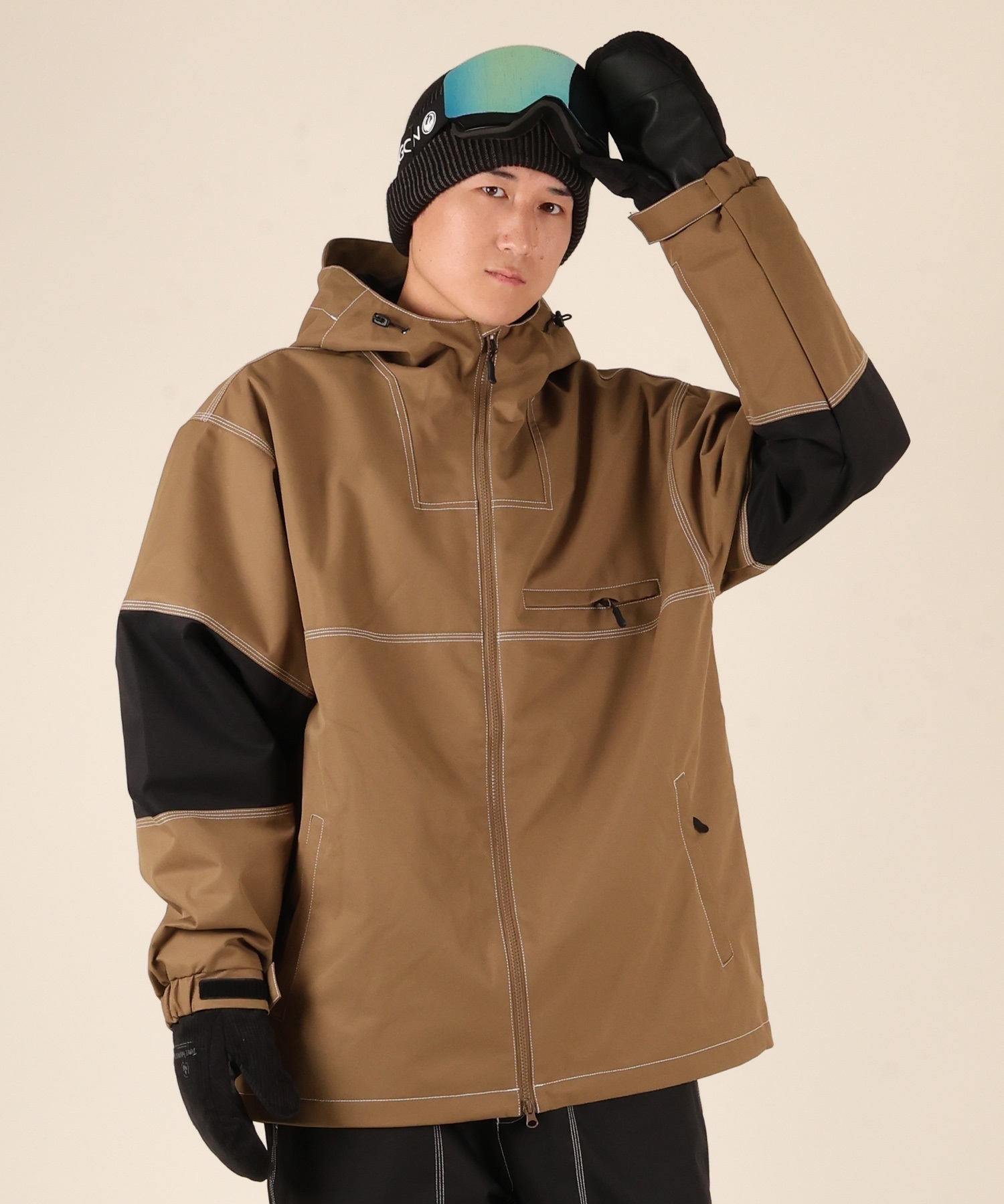 THREEWEATHER スリーウェザー SNOW JACKET スノーボード ウェア ジャケット ユニセックス ムラサキスポーツ 25-26モデル MM J12【2526】(BEG-XS)