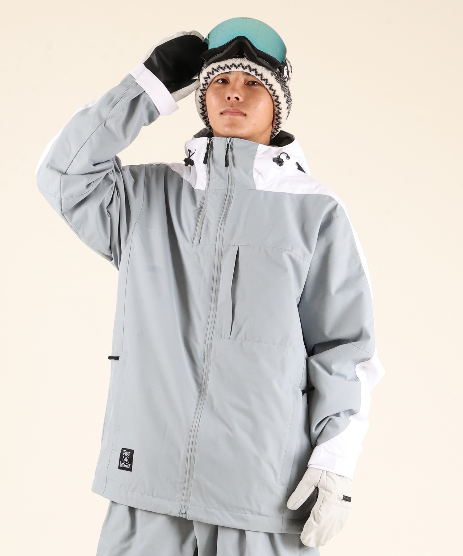 THREEWEATHER スリーウェザー TW-015J スノーボード ウェア ジャケット ユニセックス ムラサキスポーツ 25-26モデル MM J12【2526】(LGRN-S)