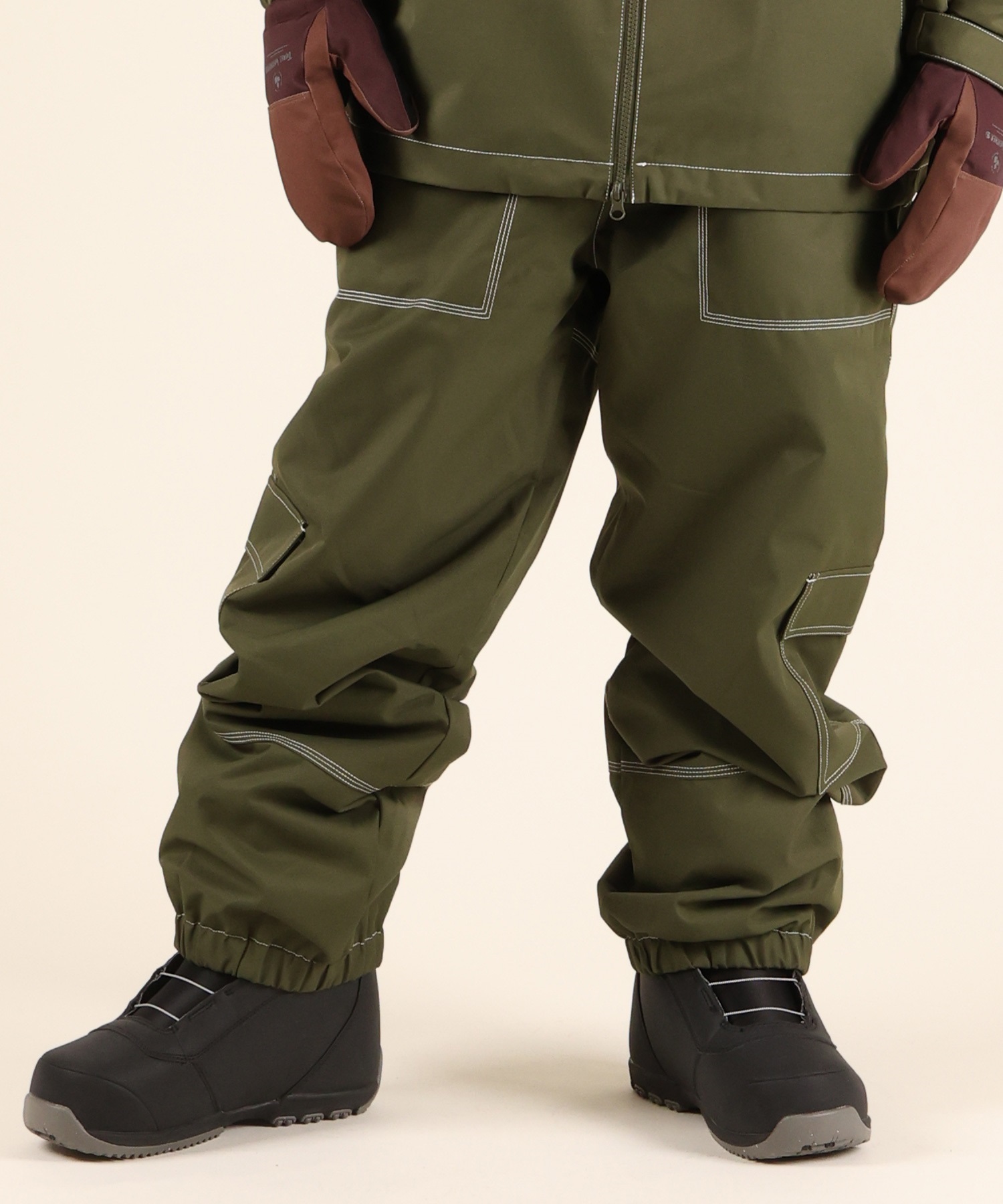 THREEWEATHER スリーウェザー SNOW PANTS スノーボード ウェア パンツ ユニセックス ムラサキスポーツ 25-26モデル MM J12【2526】(KHA-XS)