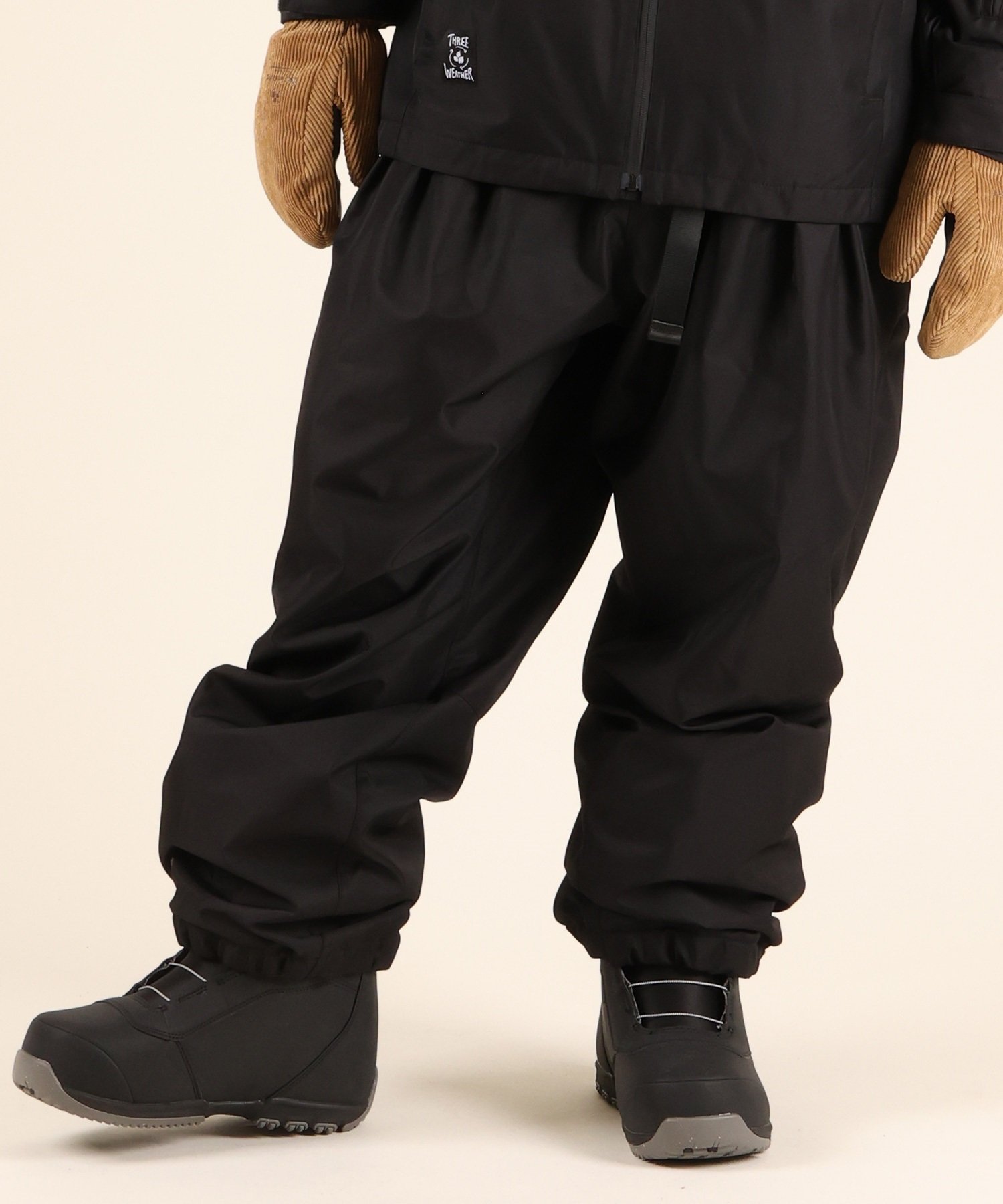【早期購入/店頭受取対象外】 THREEWEATHER スリーウェザー スノーボード ウェア パンツ ユニセックス TW-065P ムラサキスポーツ 25-26モデル MM J23(BLK-S)