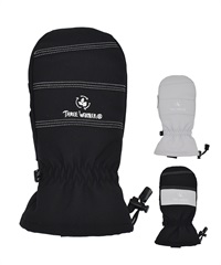 THREE WEATHER スリーウェザー STITCH MITTEN TWG-2551 スノーボード グローブ ユニセックス ムラサキスポーツ 25-26モデル(BLK-S)