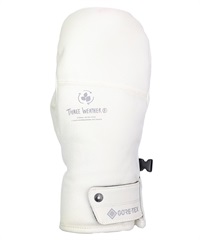 THREE WEATHER スリーウェザー GORE-TEX WARM WMS MITTON TWG-6524 スノーボード グローブ レディース 25-26モデル 【2526】(WHT-S)