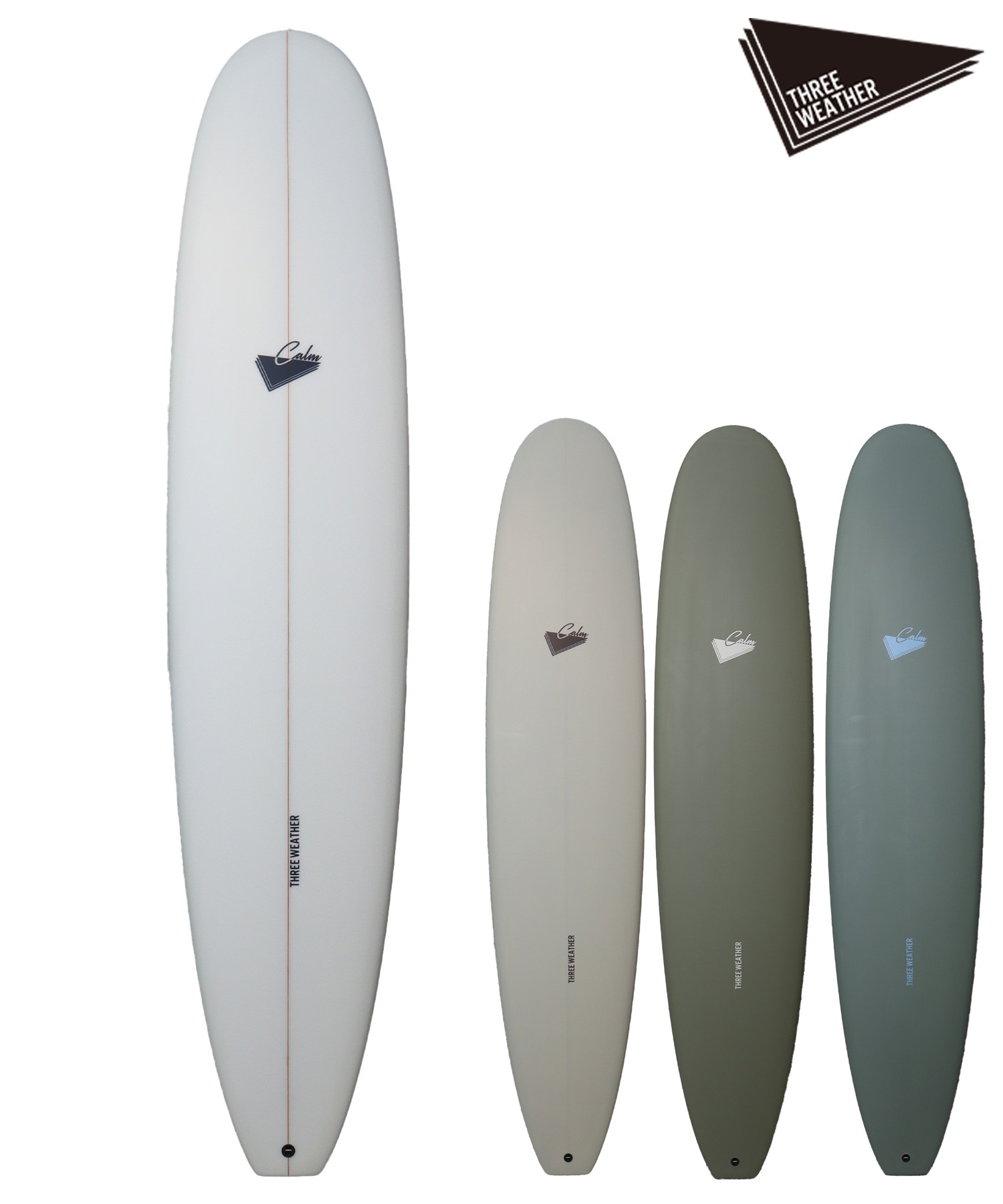 Three whether サーフボード　ホワイト・グレー BLACKS 6'6 | THREE WEATHER｜スリーウェザー