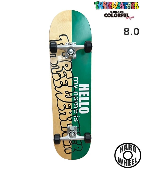 THREE WEATHER スリーウェザー スケートボード コンプリート 7.5,8.0inch I COMP PLUS ムラサキスポーツ