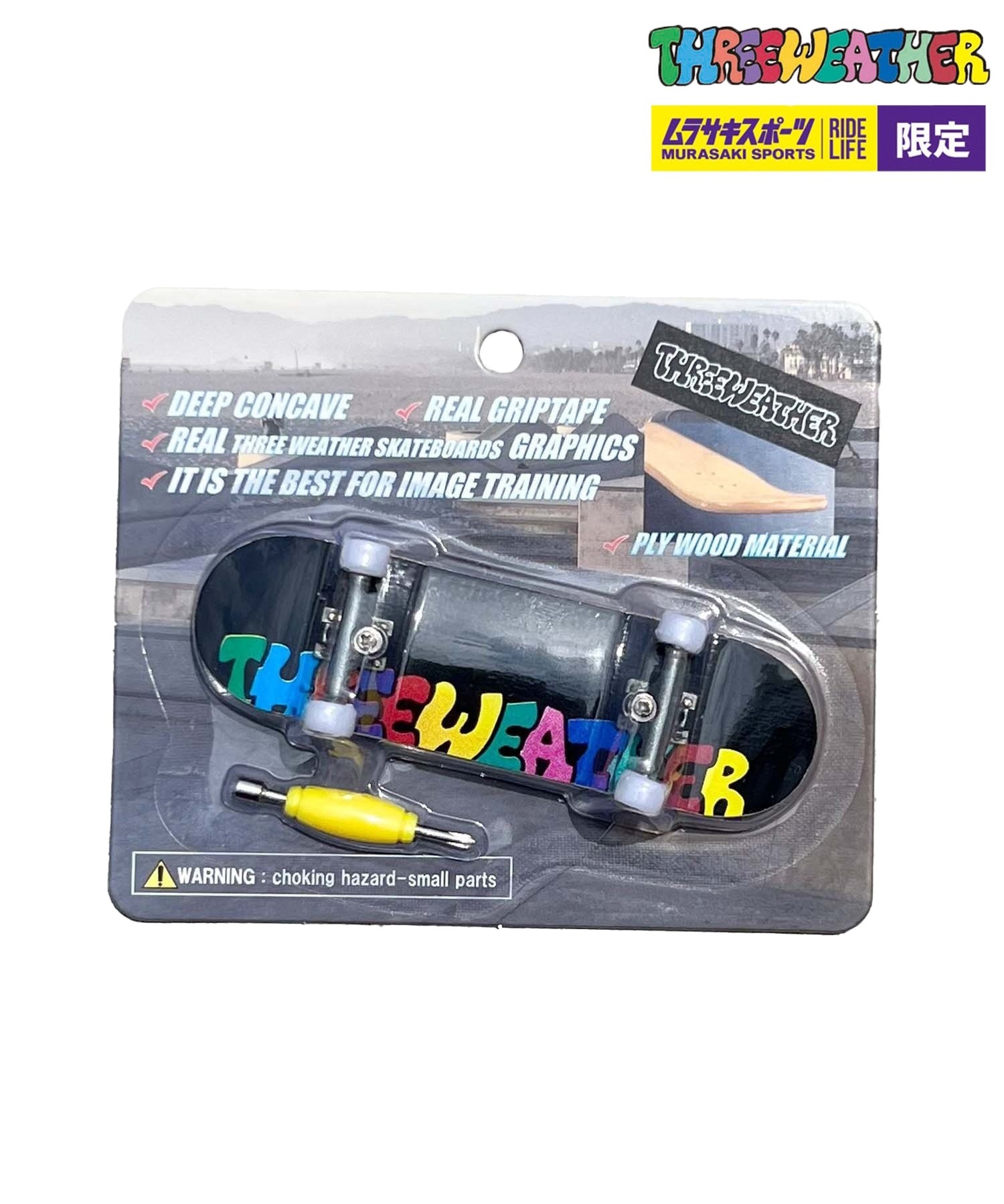 THREE WEATHER スリーウェザー スケートボード フィンガーボード