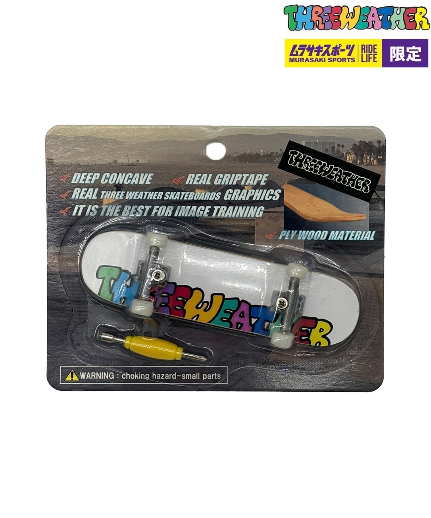 THREE WEATHER スリーウェザー スケートボード フィンガーボード