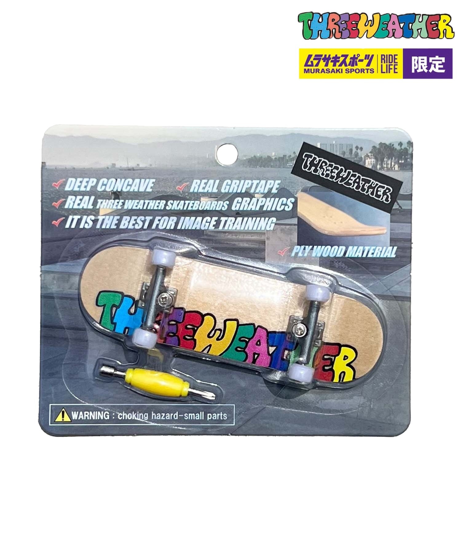 THREE WEATHER スリーウェザー スケートボード フィンガーボード