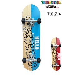 hondar スケートボード 7インチ ムラサキスポーツ キッズ レディース ColorSkateboard カラースケートボード スケートボード