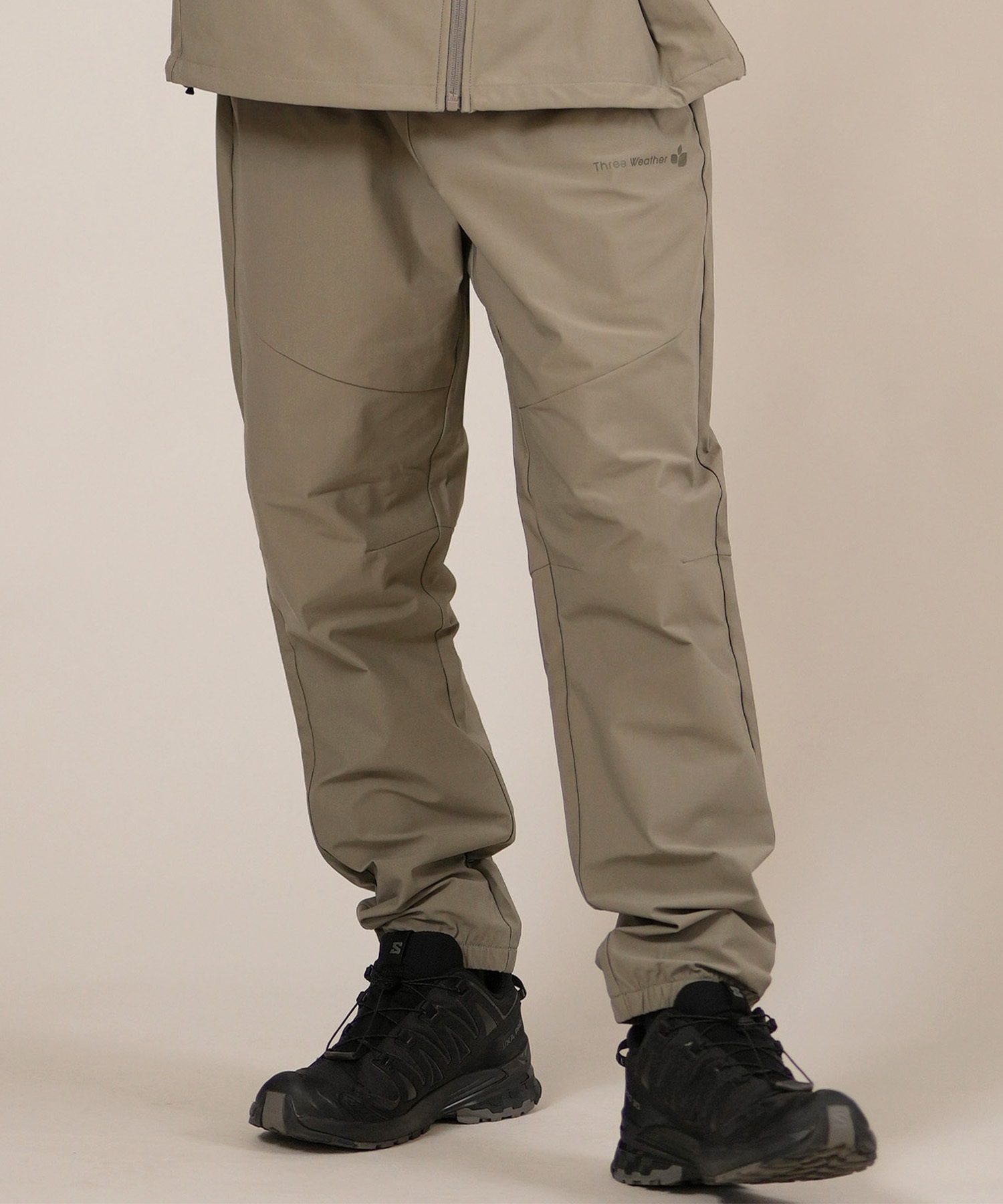 THREE WEATHER スリーウェザー ロングパンツ メンズ セットアップ対応 速乾 UVカット TW25F-3101 ムラサキスポーツ限定(GRY-M)