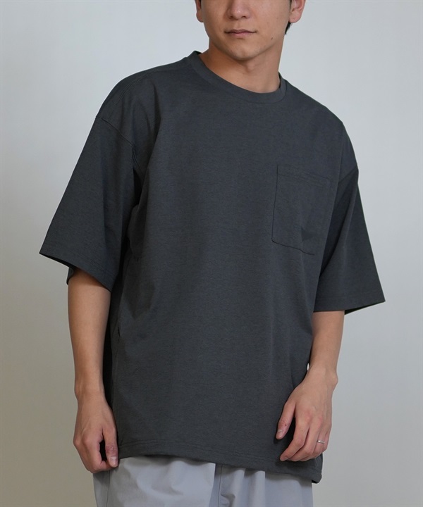 THREE WEATHER スリーウェザー ラッシュガード 半袖 メンズ ポケットTシャツ ポケT 水陸両用 ユーティリティ TW25S4301 ムラサキスポーツ限定