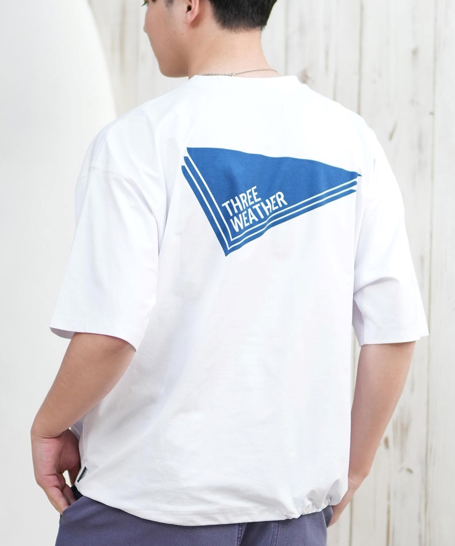 THREE WEATHER スリーウェザー ラッシュガード 半袖 メンズ Tシャツ