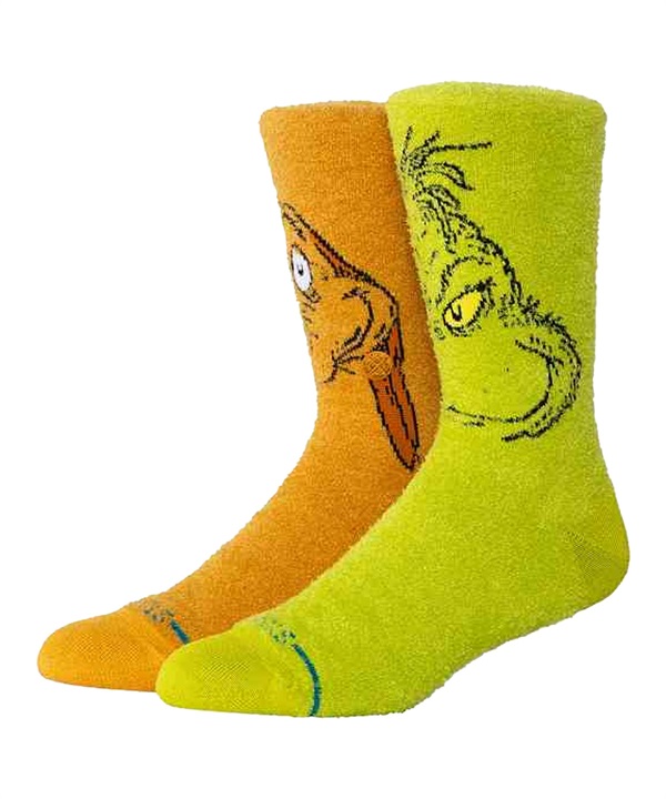 STANCE スタンス ソックス 靴下 GRINCH グリンチ コラボモデル GRINCH AND MAX A555D25GRI