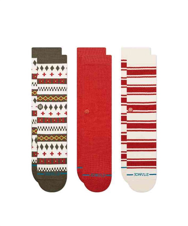 STANCE スタンス ソックス 3足セット CABIN DAYS CREW A556D25CDP#MUL
