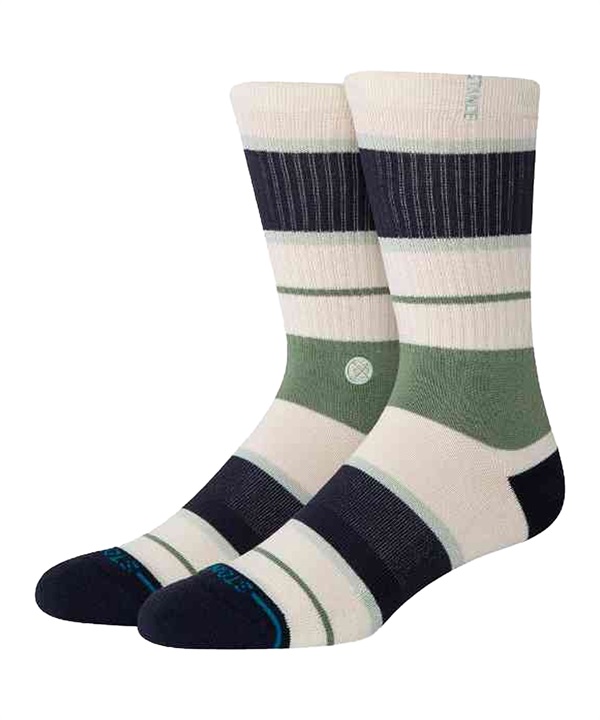 STANCE スタンス ソックス 靴下 クルー丈 ストライプ  STRIPED DELIGHT CREW A556D25STR