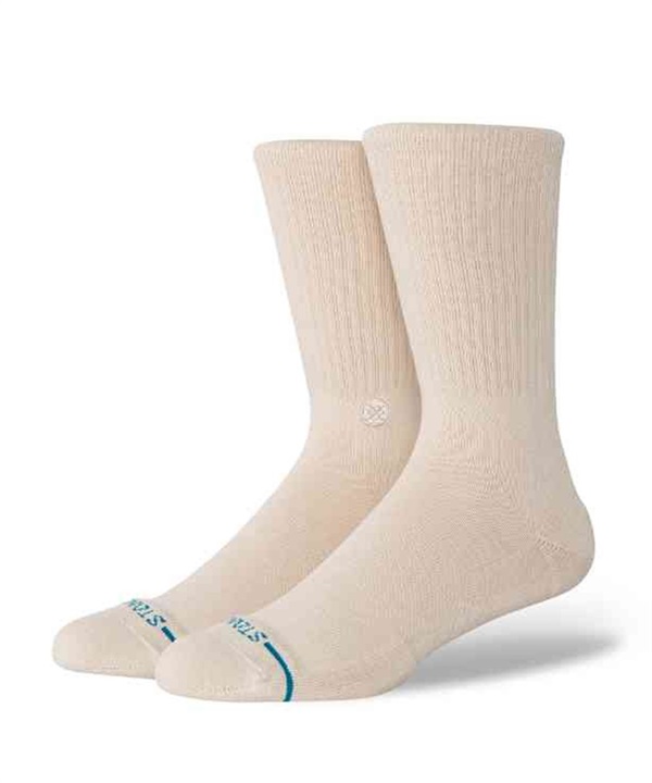 STANCE スタンス ソックス 靴下 メンズ クルー丈 ICON M311D14ICO#OAT