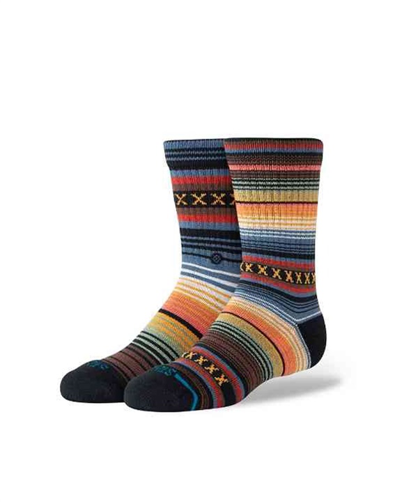 STANCE スタンス キッズ ジュニア 靴下 ソックス KIDS CURREN CREW K556D25KCC#BLK