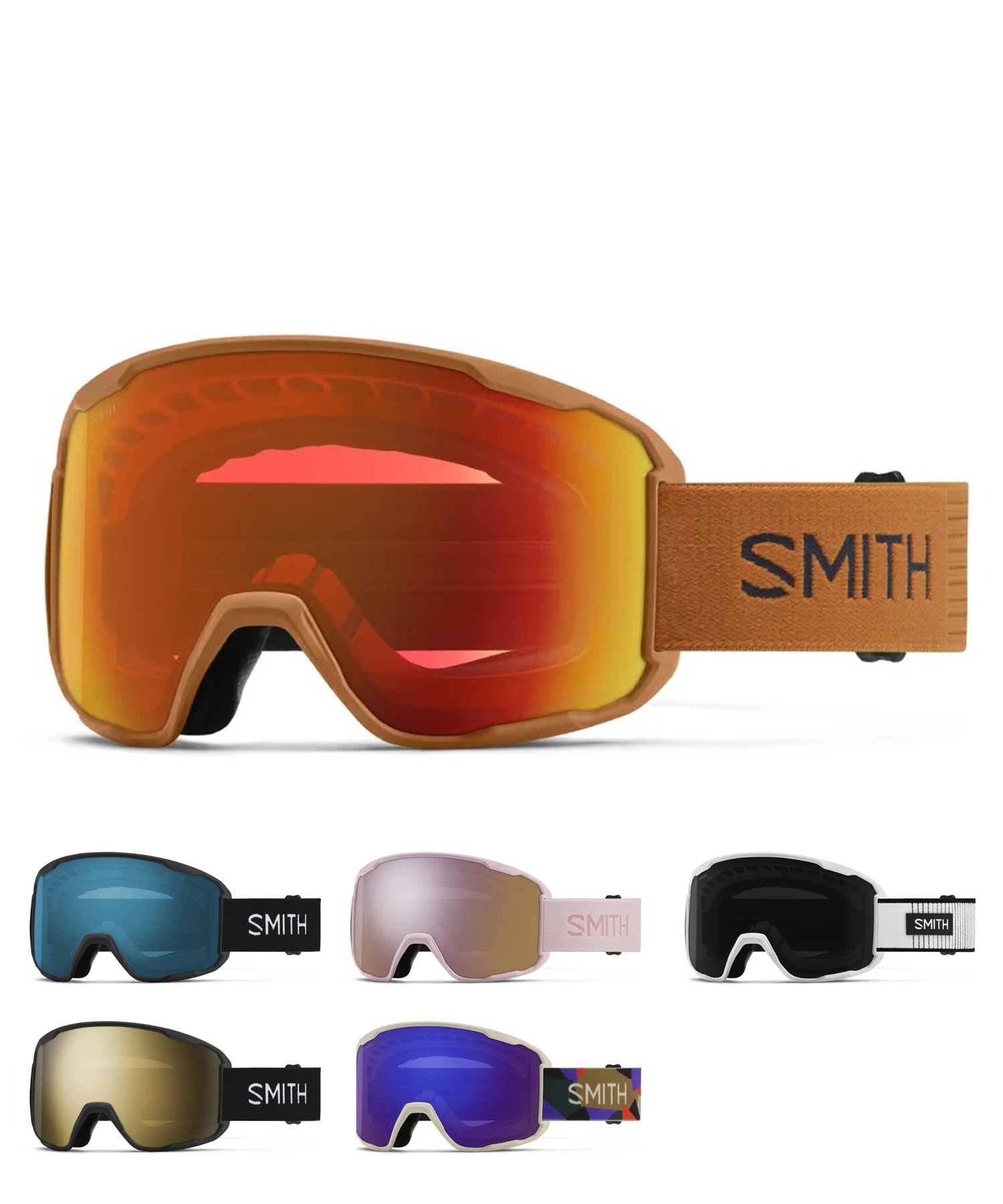 SMITH スミス PREVIEW クロマポップ スノーボード ゴーグル ユニセックス ムラサキスポーツ 25-26モデル MM J23 【2526】(ChalkPaperCuts-ONE)