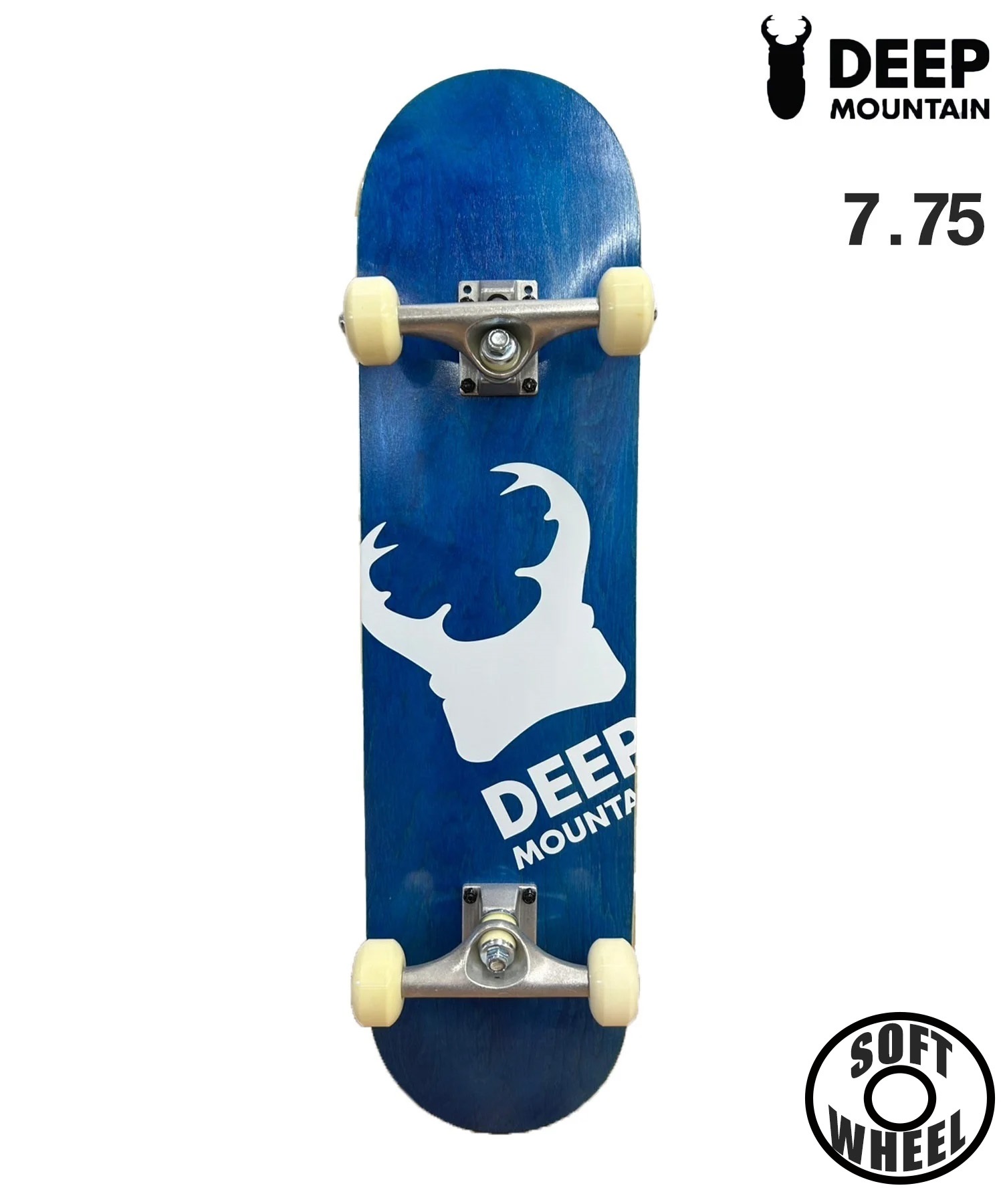 オンラインストア限定 DEEP MOUNTIAN ディープマウンテン スケートボード コンプリート 7.75inch ORIGINAL COMP #4 ムラサキスポーツ(BLUE-7.75inch)