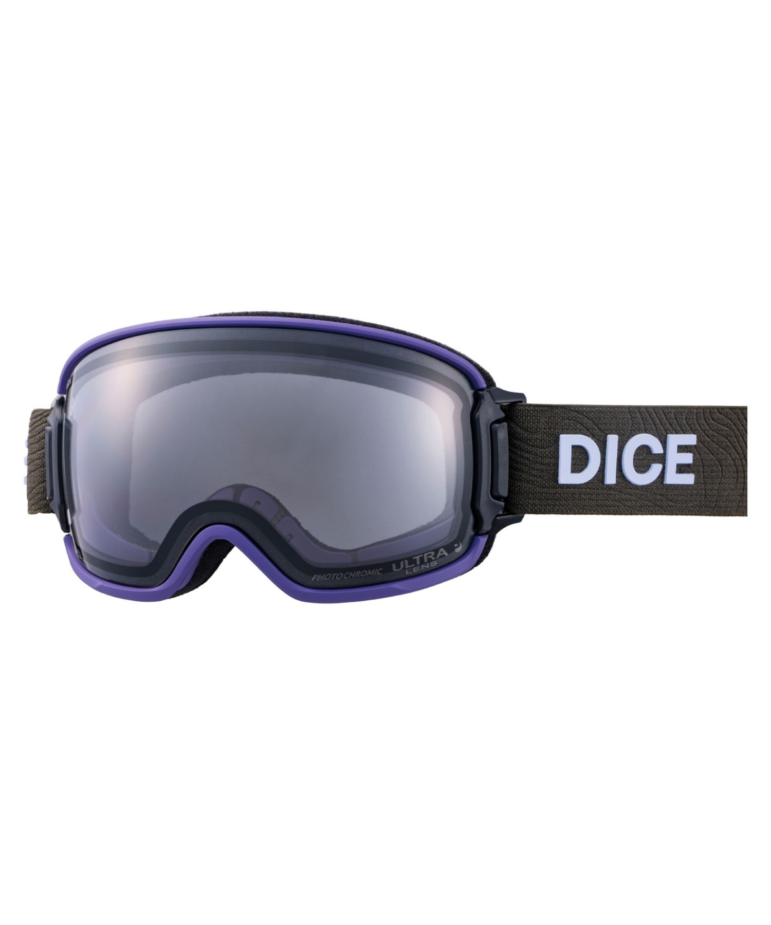 DICE ダイス BANK スノーボード ゴーグル ユニセックス ムラサキ