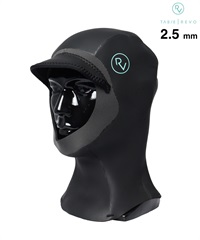 TABIE REVO タビーレボ フードキャップ 2.5ｍｍ サーフィン ヘッドキャップ 真冬対応 ムラサキスポーツ(BLK-M)