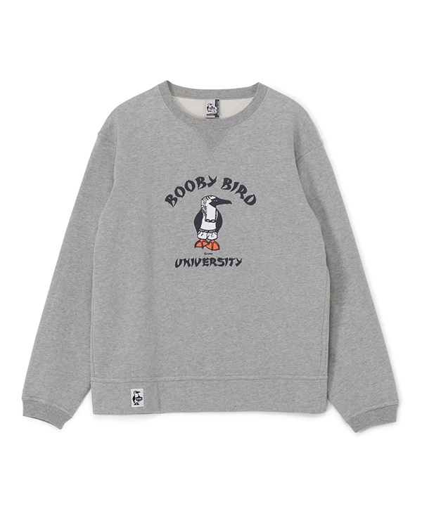 CHUMS チャムス トレーナー スウェット メンズ 裏起毛 かせきさいだぁ ブービーバード ユニバーシティ クルートップ CH00-1505