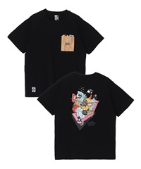 CHUMS チャムス 半袖 Tシャツ メンズ ポケT ブービーバード ロゴ