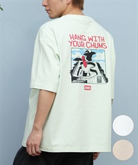 CHUMS チャムス 半袖 Tシャツ メンズ バックプリント CH01-2576 ムラサキスポーツ限定