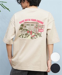 CHUMS チャムス 半袖 Tシャツ メンズ バックプリント CH01-2577 ムラサキスポーツ限定