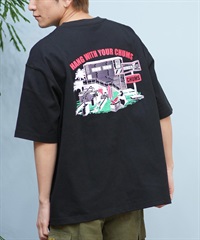 CHUMS チャムス 半袖 Tシャツ メンズ バックプリント CH01-2577 ムラサキスポーツ限定