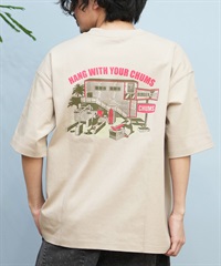 CHUMS チャムス 半袖 Tシャツ メンズ バックプリント CH01-2577 ムラサキスポーツ限定
