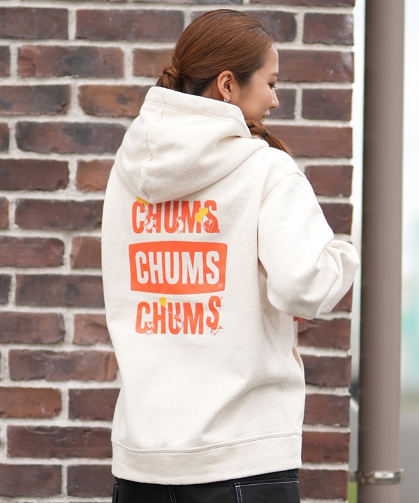 CHUMS チャムス ジップアップ パーカー レディース スウェット フーディー バックプリント 裏起毛 LOVE BALLOON ZIP PARKA CH00-1541