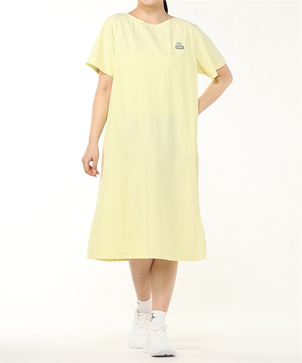 CHUMS チャムス ワンピース レディース Tシャツワンピース エアトレイルストレッチチャムス CH18-1353