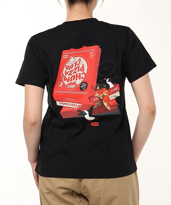 CHUMS チャムス 半袖 Tシャツ レディース チャムス ピザボックス Tシャツ CH11-2518