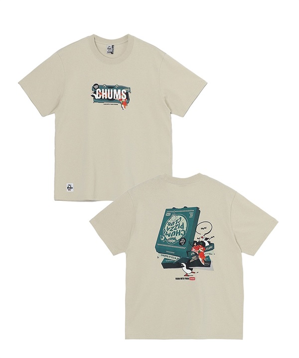 CHUMS チャムス 半袖 Tシャツ レディース チャムス ピザボックス Tシャツ CH11-2518