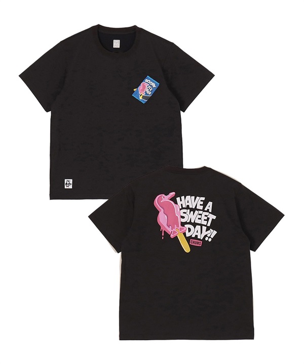 CHUMS チャムス 半袖 Tシャツ レディース アイスグラフィックTシャツ UVケア CH11-2536