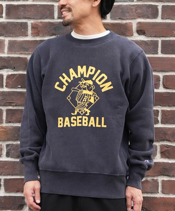 CHAMPION チャンピオン トレーナー スウェット メンズ クルーネック 裏起毛 リバースウィーブ REVERSE WEAVE C3-C008
