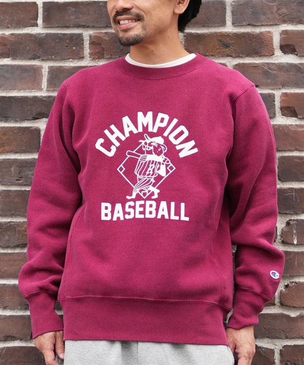 CHAMPION チャンピオン トレーナー スウェット メンズ クルーネック 裏起毛 リバースウィーブ REVERSE WEAVE C3-C008