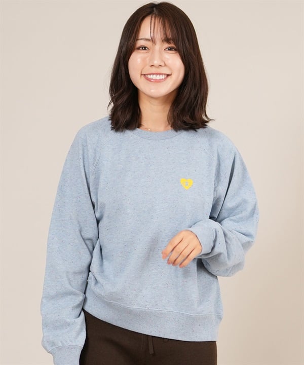 Champion チャンピオン トレーナー スウェット レディース オーバーサイズ ロングスリーブラグランスウェットシャツ CW-C002