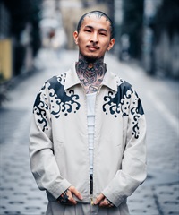Dickies ディッキーズ ジャケット メンズ INSCRIBE TATTOO コラボモデル MS X INS WAVE PRINT JK 81560300(0003-M)