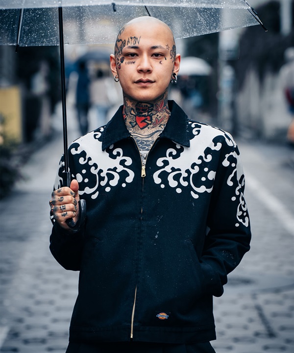 Dickies ディッキーズ ジャケット メンズ INSCRIBE TATTOO コラボモデル MS X INS WAVE PRINT JK 81560300