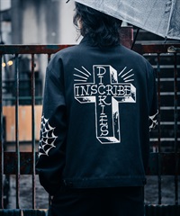 Dickies ディッキーズ ジャケット メンズ INSCRIBE TATTOO コラボモデル MS X INS CROSS PRINT JK 81560400(0080-M)