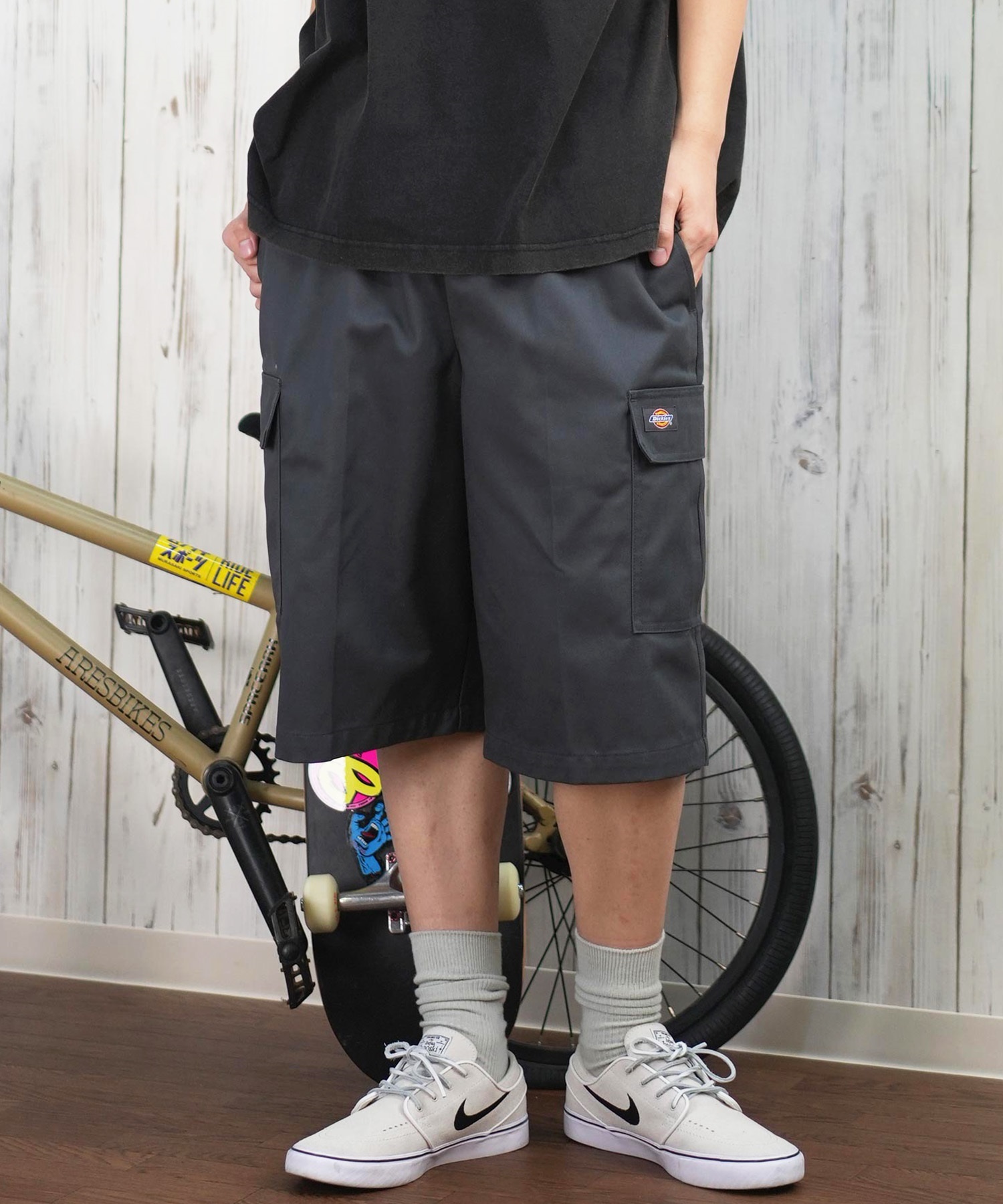Dickies ディッキーズ ショートパンツ メンズ ワイド カーゴ ショーツ 81120900 ムラサキスポーツ限定(0089-M)