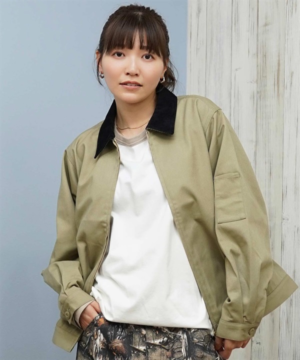 Dickies ディッキーズ アウター ブルゾン レディース アイゼンハワージャケット 異素材ミックス 81461300