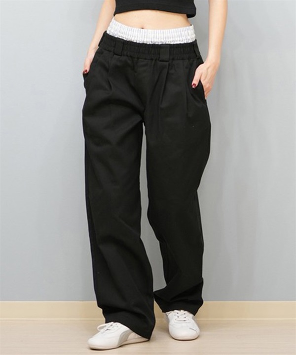 Dickies/ディッキーズ レディース ウエストタグレイヤードチノパンツ 81120500