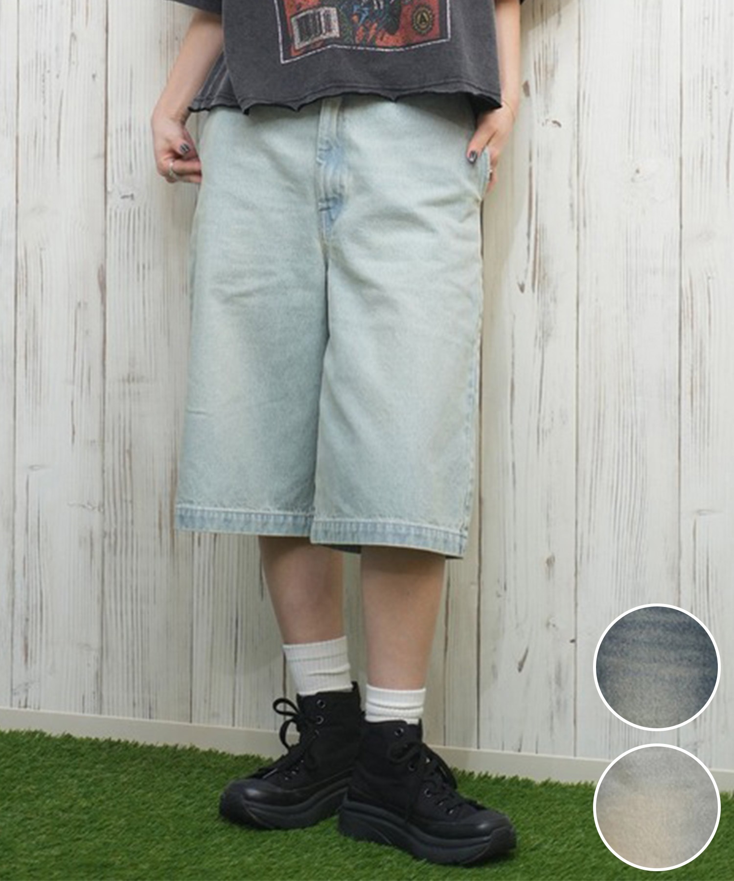 Dickies/ディッキーズ レディース デニムハーフパンツ 81120600(40-M)