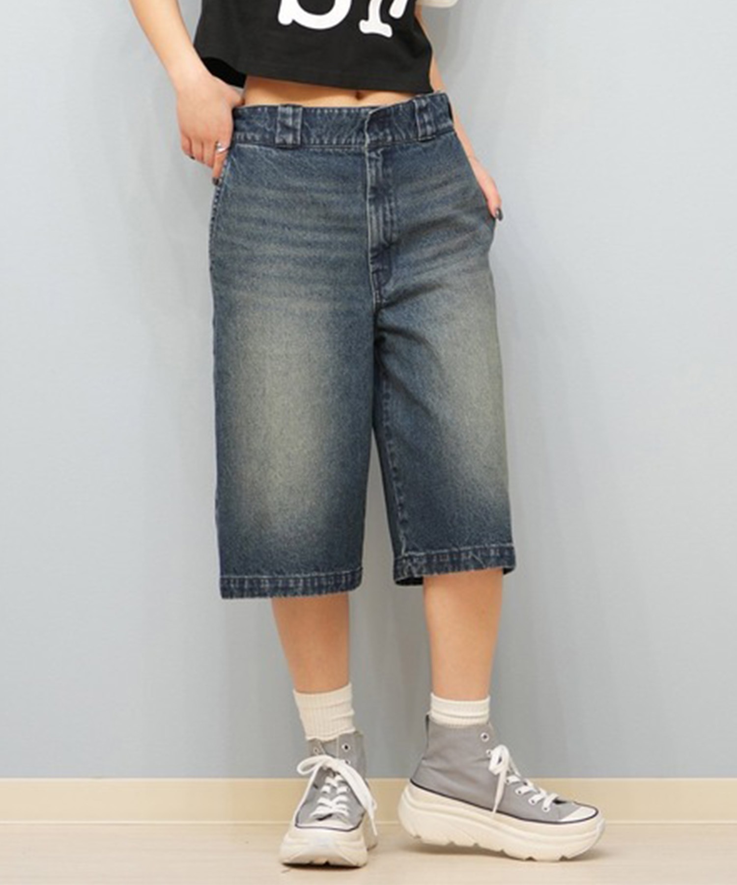 Dickies/ディッキーズ レディース デニムハーフパンツ 81120600(49-M)