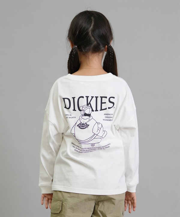 Dickies ディッキーズ 長袖 Tシャツ キッズ DK Pigment dye L T shirt 253K30M201 ムラサキスポーツ限定