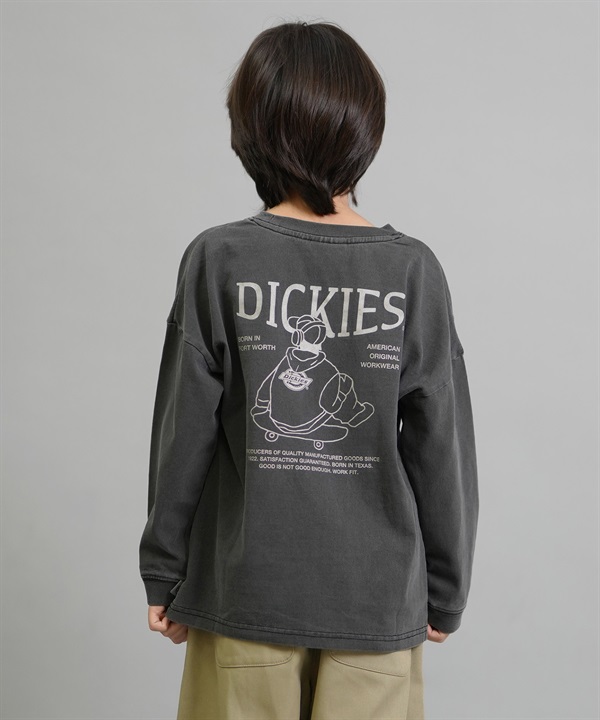 Dickies ディッキーズ 長袖 Tシャツ キッズ DK Pigment dye L T shirt 253K30M201 ムラサキスポーツ限定